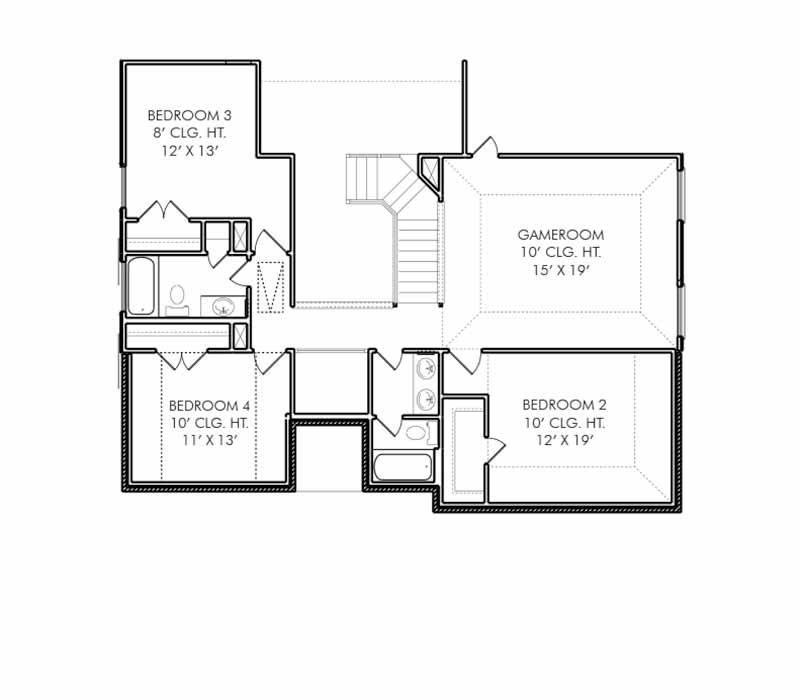 The Derby Floor Plan - Second Floor